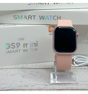 Смарт часы GS 9 mini 9-го поколения 38мм, Калькулятор, Bluetooth 5.2 Pink