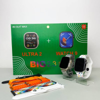 Комплект i50 suit max Smart watch Ultra 2 + Smart watch 9 Белый