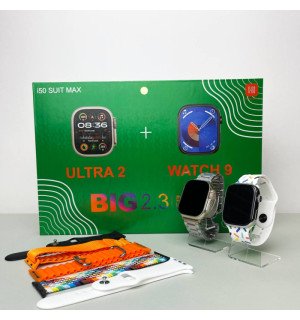 Комплект i50 suit max Smart watch Ultra 2 + Smart watch 9 Белый