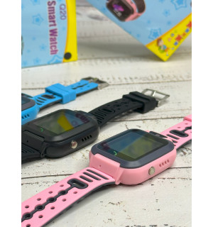 Детские смарт часы Smart Baby Watch Q20 Водонепроницаемые Pink