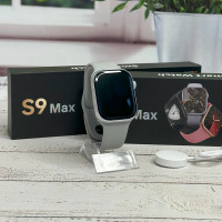 Смарт часы S9 MAX Smart watch 9-го поколения 45/49 мм, телефонная книга, погода, калькулятор Gray