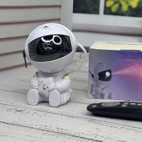 Светильник с проектором Сидящий Астронавт