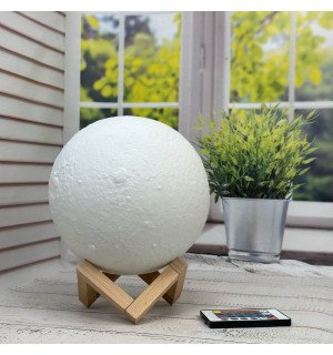 Стильный светильник 3D ночник Moon lamp для спальни Луна 18 см