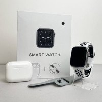 Супер Комплект Basic T55 Сірий - Air Pro 2 + Smart Watch + 2 ремінці