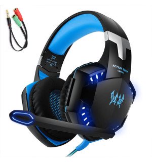 Игровые наушники Kotion Each G2000 с микрофоном и подсветкой