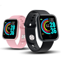 Смарт-часы Smart Watch Y68 шагомер подсчет калорий цветной экран