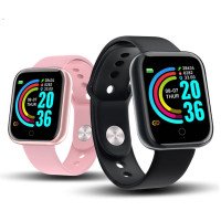 Смарт-часы Smart Watch Y68 шагомер подсчет калорий цветной экран