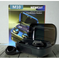 Беспроводные Вакуумные наушники M10 Smart Case стильная и функциональная гарнитура Bluetooth 5.3 и радиусом работы до 10 метров