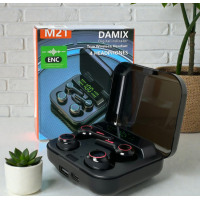Беспроводные наушники M21 TWS | Bluetooth наушники с микрофоном, сенсорное управление, гарнитура для телефона Android iOS