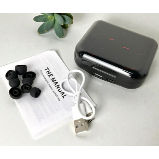Беспроводные наушники M21 TWS | Bluetooth наушники с микрофоном, сенсорное управление, гарнитура для телефона Android iOS