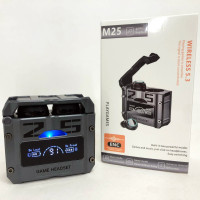 Беспроводные наушники TWS M25| Bluetooth 5.3 игровые наушники с двойным режимом, механические армированные, с микрофоном