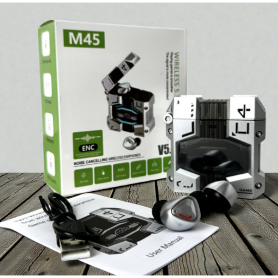 Преміальні навушники EarBuds M45 Series з ергономічним дизайном, сенсорним керуванням та Smart Case