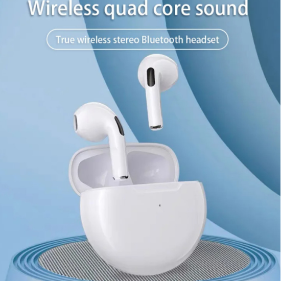 Беспроводные наушники TWS Pro 6 беспроводные, Hi-Fi звук, сенсорное управление, кейс для зарядки