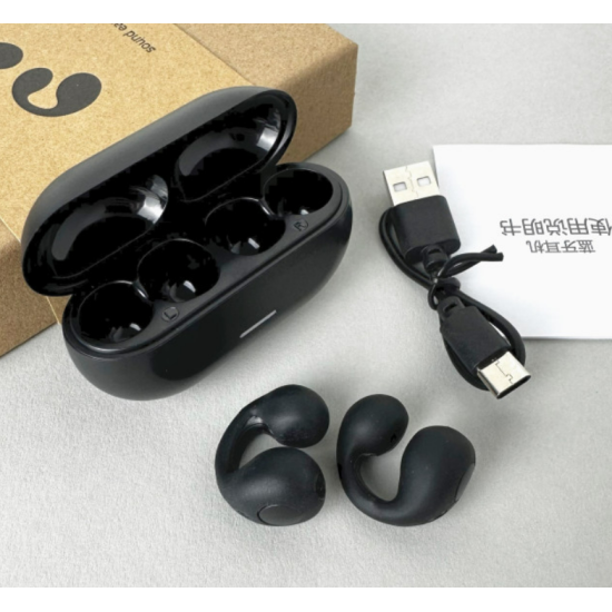 Беспроводные наушники с костной проводимостью, Ear-Clip дизайн, стерео бас, микрофон T7500 Bluetooth