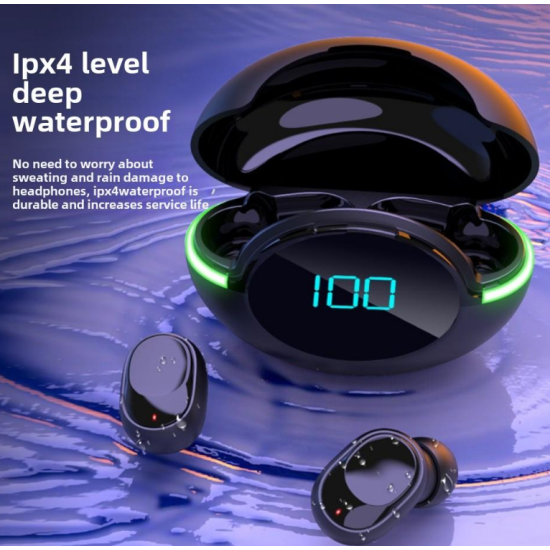 Наушники беспроводные Y80 TWS Bluetooth с микрофоном, вакуумные сенсорные