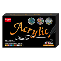 Маркери GuangNa Acrylic Marker GN.7100 60 шт — акрилові маркери для хобі