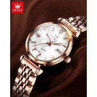 Olevs 5536 Rose White — класичний жіночий годинник на подарунок