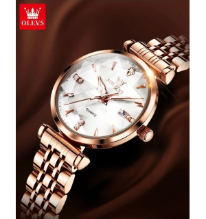 Olevs 5536 Rose White — класичний жіночий годинник на подарунок