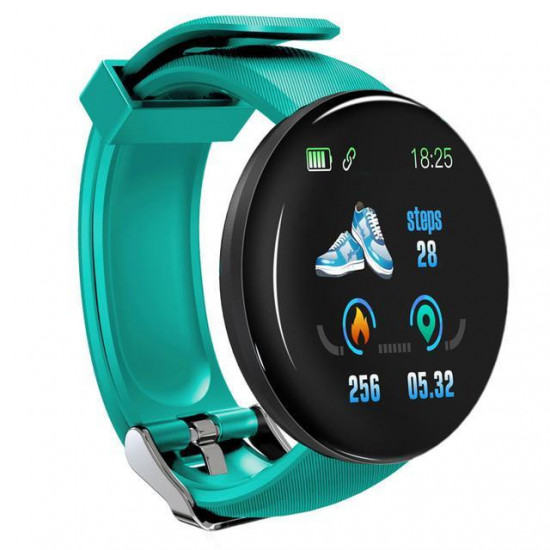 Смарт-часы Smart Watch D18 с функцией тонометра mint