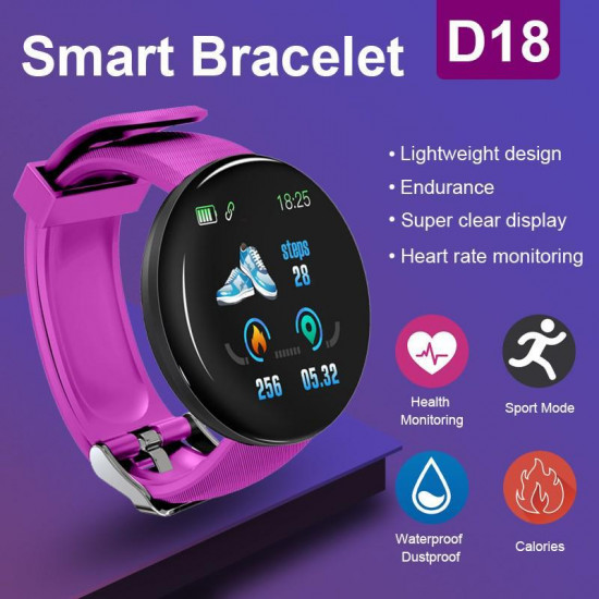 Смарт-часы Smart Watch D18 с функцией тонометра mint