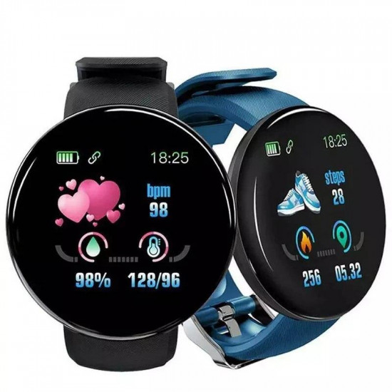 Смарт-часы Smart Watch D18 с функцией тонометра mint