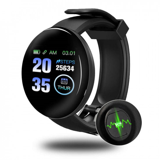 Смарт-часы Smart Watch D18 с функцией тонометра mint