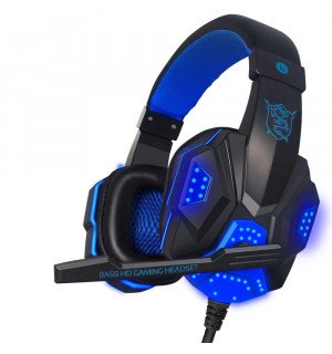 Наушники игровые Plextone PC780 с подсветкой и микрофоном