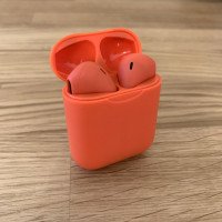 I12 TWS Красные Качественные Сенсорные Беспроводные Bluetooth наушники