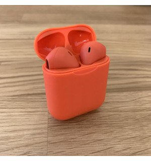 I12 TWS Красные Качественные Сенсорные Беспроводные Bluetooth наушники