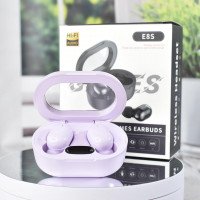 Бездротові вакуумні сенсорні навушники E8S Games stereo earphones Lilac