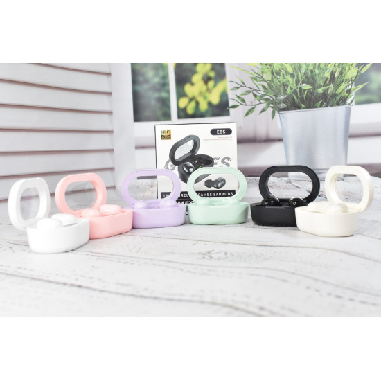 Беспроводные вакуумные сенсорные наушники E8S Games stereo earphones Lilac