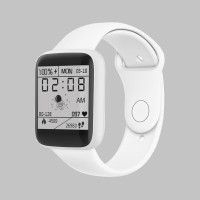 Смарт-годинник Smart Watch Y68S крокомір підрахунок калорій кольоровий екран White