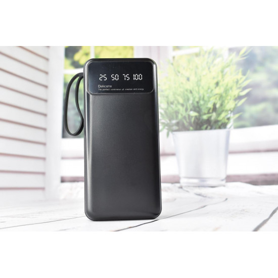 Power Bank Super Charge Павербанк портативное зарядное устройство 20000mAh Black