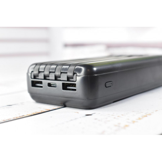 Power Bank Super Charge Павербанк портативное зарядное устройство 20000mAh Black