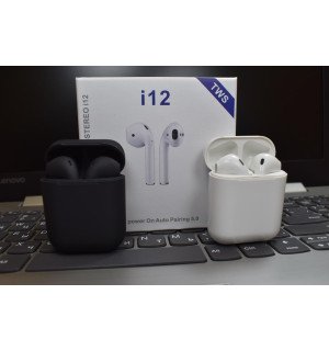 I12 TWS Якісні сенсорні бездротові Bluetooth навушники ОПТ СУПЕРАКЦІЯ — 35%!