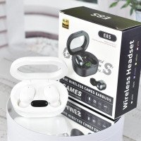 Бездротові вакуумні сенсорні навушники E8S Games stereo earphones White