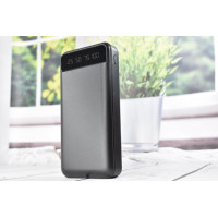 Power Bank Smart Intelligent Fast Charging Павербанк портативний зарядний пристрій 20000mAh Black