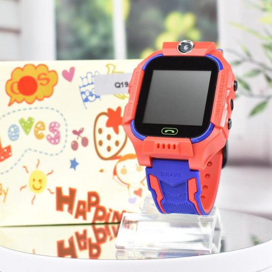 Детские Смарт часы Baby watch q19 gps трекер  red