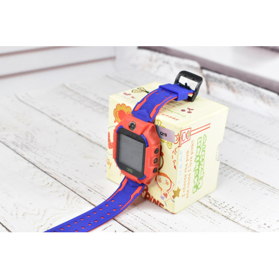 Детские Смарт часы Baby watch q19 gps трекер  red