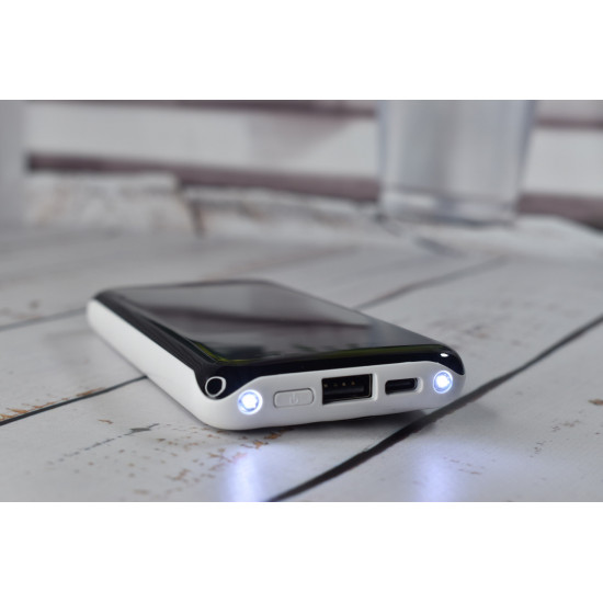 Power Bank Fast Charger Павербанк швидка зарядка 10000 mAh White