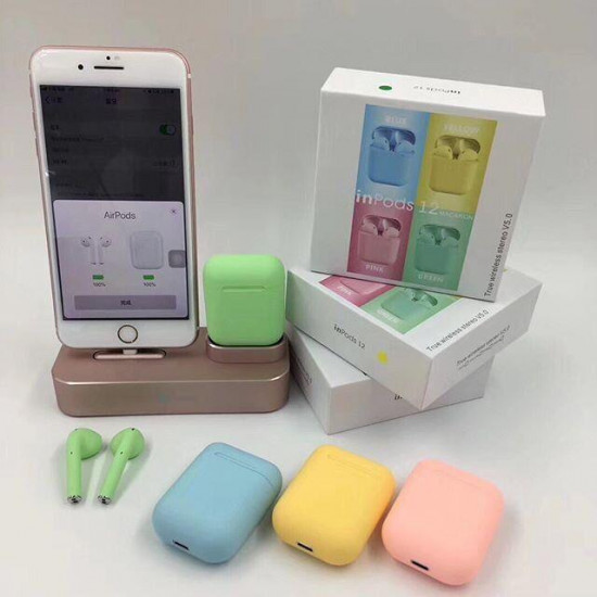 InPods 12 TWS Красные Беспроводные Наушники