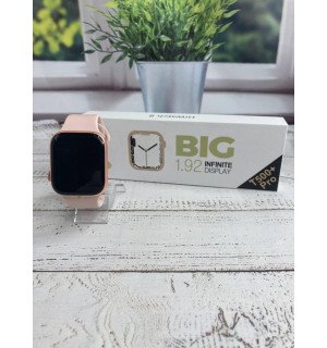 Умные смарт часы Smart watch 6 series 44мм Т500+ Plus / Умные часы Т500+ Plus Розовые