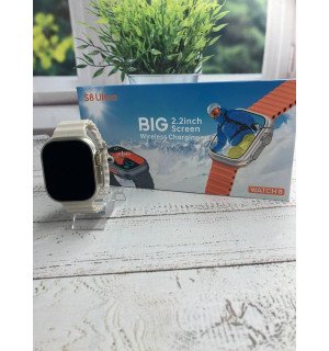 Smart Watch S8 Ultra Смарт часы 8-го поколения усовершенствованная версия Amoled-дисплей White