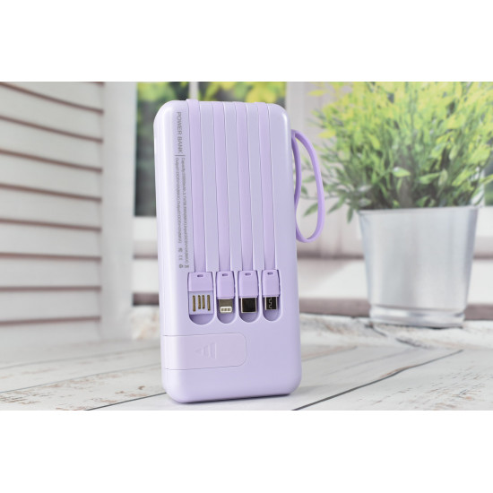 Power Bank Super Charge Павербанк портативное зарядное устройство 20000mAh Violet