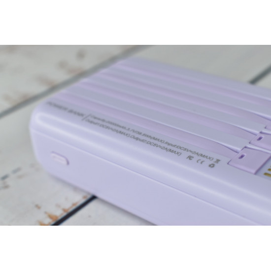 Power Bank Super Charge Павербанк портативное зарядное устройство 20000mAh Violet