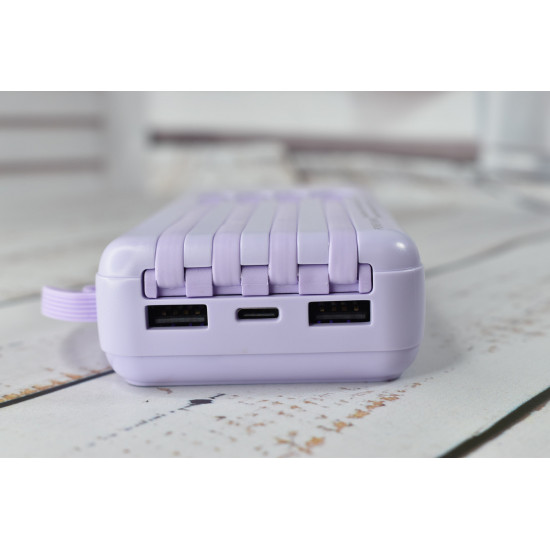 Power Bank Super Charge Павербанк портативное зарядное устройство 20000mAh Violet