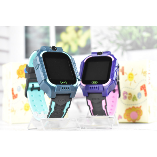 Детские Смарт часы Baby watch q19 gps трекер Pink