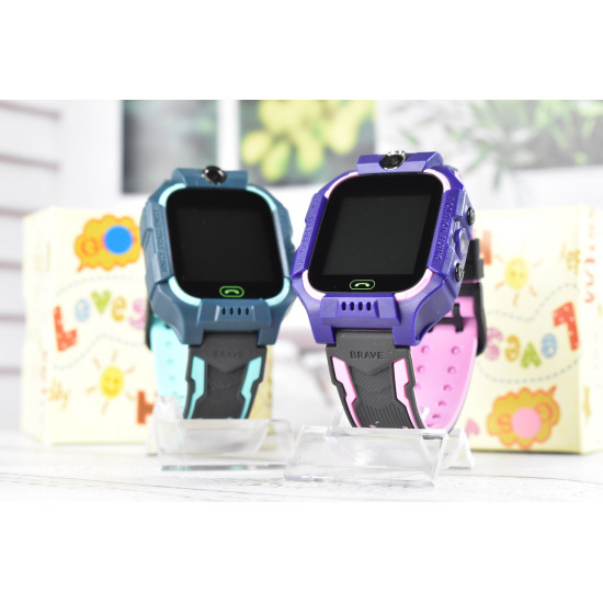 Детские Смарт часы Baby watch q19 gps трекер Pink