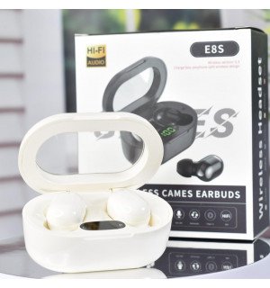 Беспроводные вакуумные сенсорные наушники E8S Games stereo earphones Yellow