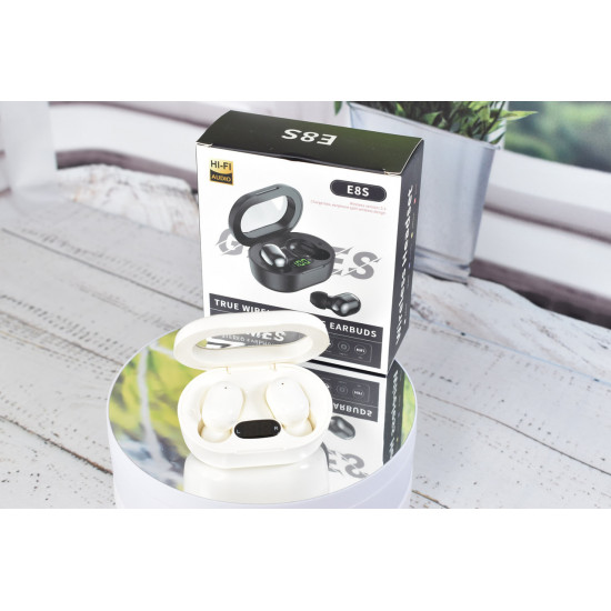 Беспроводные вакуумные сенсорные наушники E8S Games stereo earphones Yellow